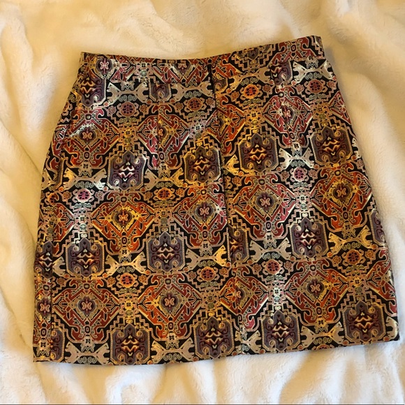 Gianni Bini gold medium a line skirt - Picture 2 of 3